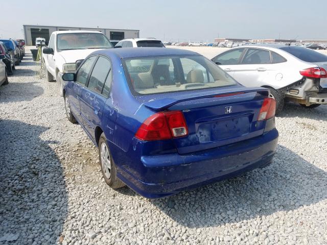 2HGES163X4H619019 - 2004 HONDA CIVIC DX VP  foto 3