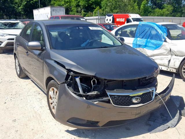 KNAFU4A26D5737747 - 2013 KIA FORTE EX GRAY photo 1