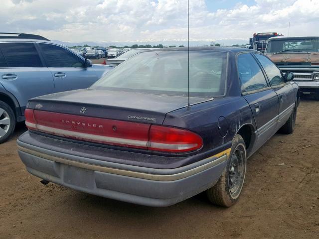 2C3HL56T7RH328554 - 1994 CHRYSLER CONCORDE BURGUNDY photo 4