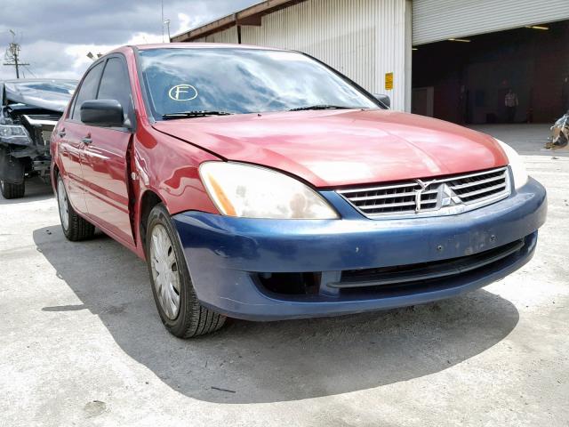 JA3AJ26E76U057845 - 2006 MITSUBISHI LANCER ES RED photo 1