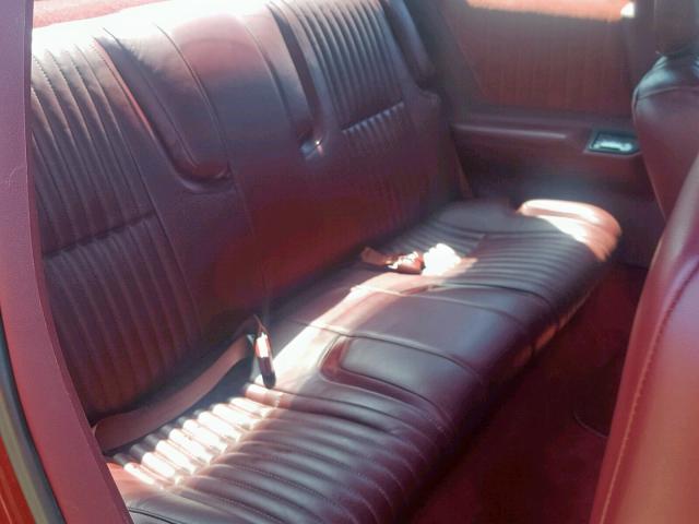 2G4WB14L0M1890410 - 1991 BUICK REGAL CUST BURGUNDY photo 6