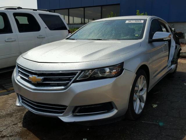 2G1145S38H9105862 - 2017 CHEVROLET IMPALA PRE SILVER photo 2