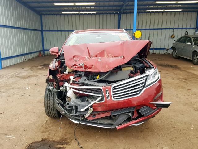 5LMCJ2C94GUJ11730 - 2016 LINCOLN MKC SELECT RED photo 9