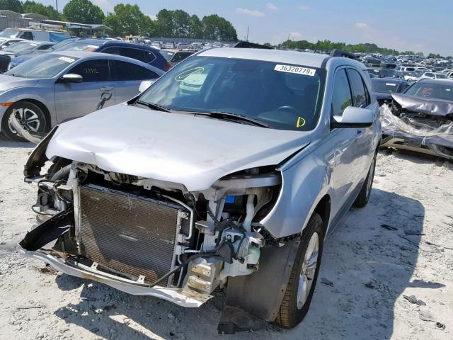 2GNALDEK4D6252075 - 2013 CHEVROLET EQUINOX LT SILVER photo 2