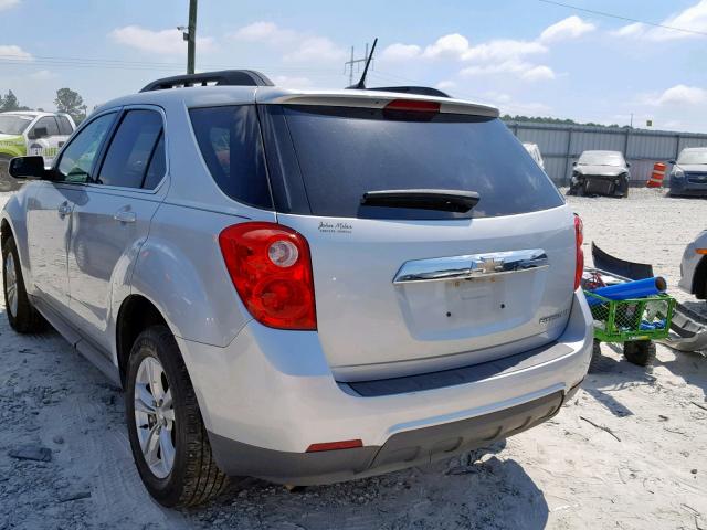 2GNALDEK4D6252075 - 2013 CHEVROLET EQUINOX LT SILVER photo 3