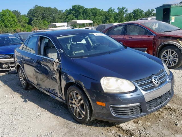 3VWSF71K05M602740 - 2005 VOLKSWAGEN NEW JETTA BLUE photo 1