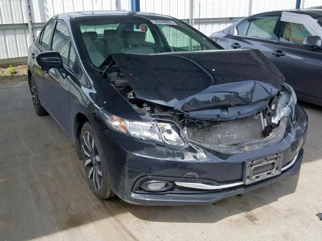 2HGFB2F97FH550310 - 2015 HONDA CIVIC EXL BLACK photo 1