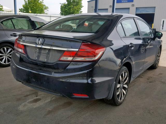 2HGFB2F97FH550310 - 2015 HONDA CIVIC EXL BLACK photo 4