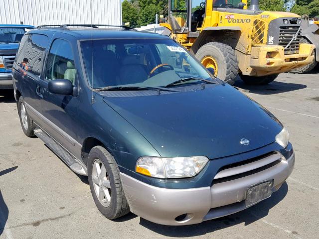 4N2ZN17T31D812642 - 2001 NISSAN QUEST GLE GREEN photo 1