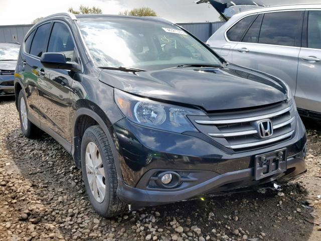 5J6RM4H77DL056472 - 2013 HONDA CR-V EXL BLACK photo 1