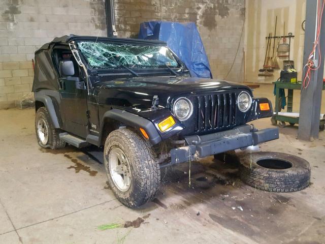 1J4FA44S86P712440 - 2006 JEEP WRANGLER / BLACK photo 1