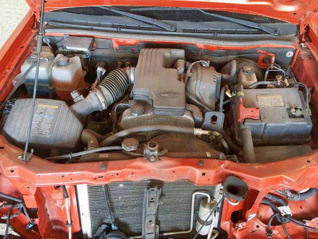 1GCCS139098121147 - 2009 CHEVROLET COLORADO RED photo 7