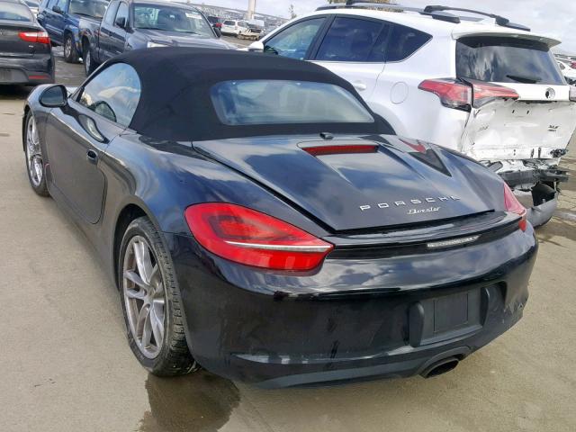 WP0CA2A88DS112551 - 2013 PORSCHE BOXSTER BLACK photo 3