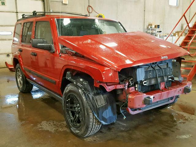 1J8HG48N26C175226 - 2006 JEEP COMMANDER წითელი ფოტო 1