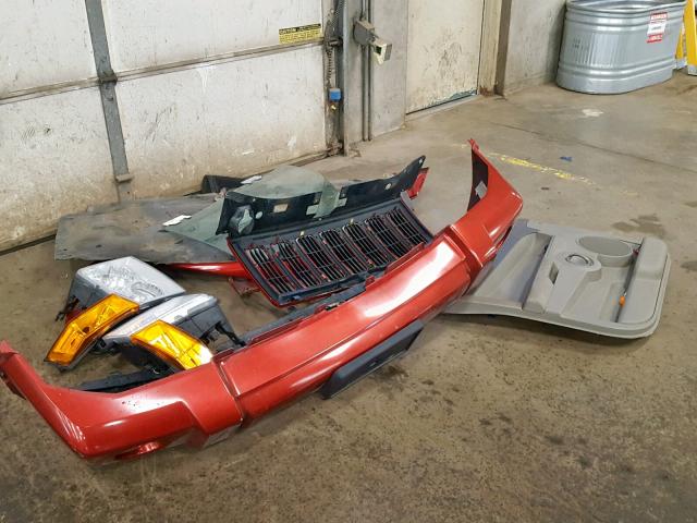 1J8HG48N26C175226 - 2006 JEEP COMMANDER წითელი ფოტო 9