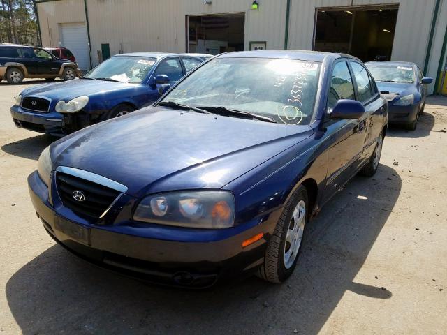 KMHDN46D34U886913 - 2004 HYUNDAI ELANTRA GLS  photo 2