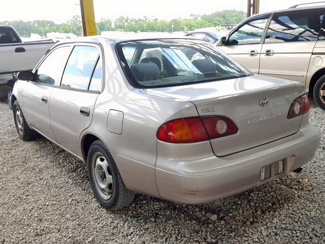 1NXBR12E12Z643445 - 2002 TOYOTA COROLLA CE GOLD photo 3