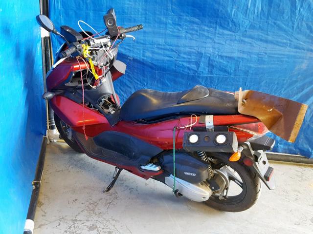 MLHKF1219D5001429 - 2013 HONDA PCX 150 RED photo 3