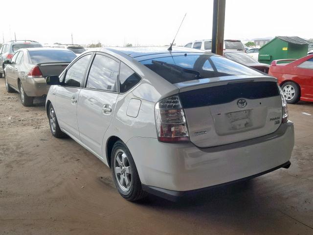 JTDKB20U783437019 - 2008 TOYOTA PRIUS WHITE photo 3