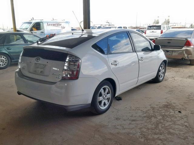 JTDKB20U783437019 - 2008 TOYOTA PRIUS WHITE photo 4