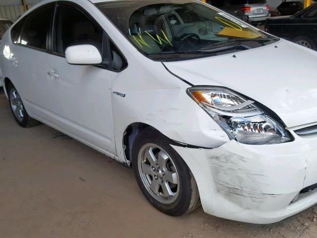 JTDKB20U783437019 - 2008 TOYOTA PRIUS WHITE photo 9