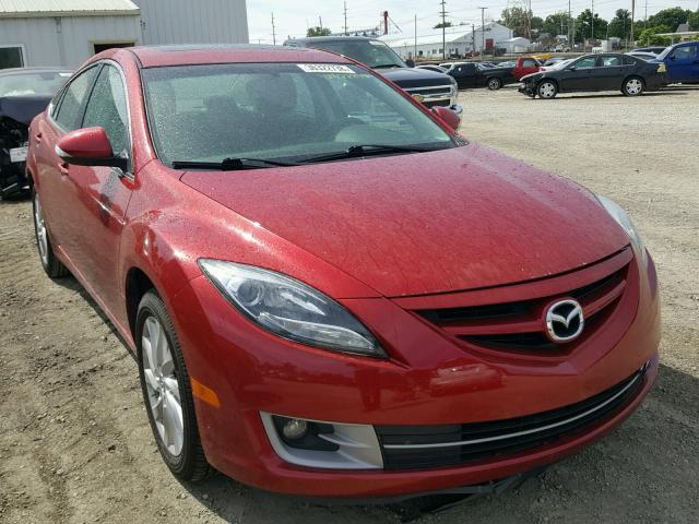 1YVHZ8EB9C5M25686 - 2012 MAZDA 6 S RED photo 1