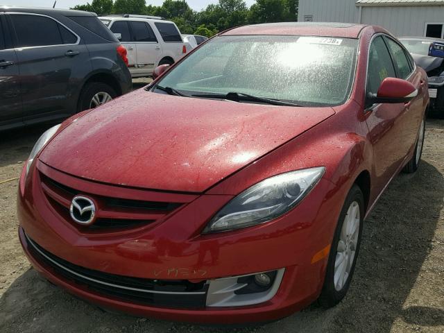 1YVHZ8EB9C5M25686 - 2012 MAZDA 6 S RED photo 2