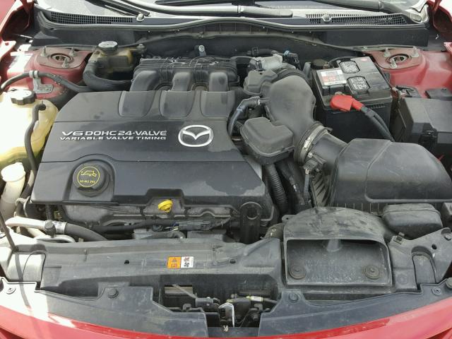 1YVHZ8EB9C5M25686 - 2012 MAZDA 6 S RED photo 7