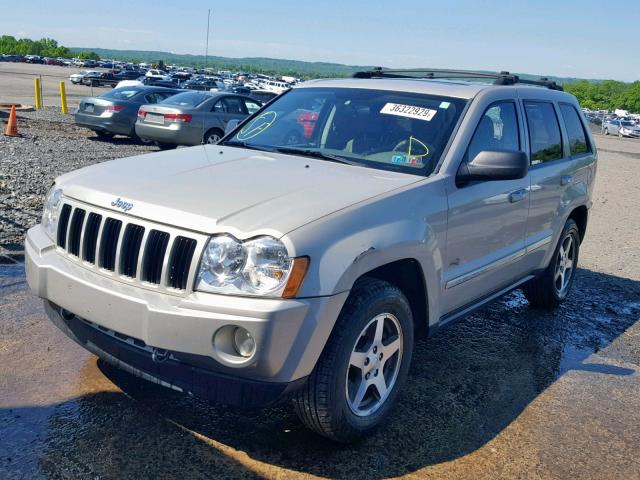 1J4GR48K56C358598 - 2006 JEEP GRAND CHER BEIGE photo 2