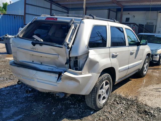 1J4GR48K56C358598 - 2006 JEEP GRAND CHER BEIGE photo 4