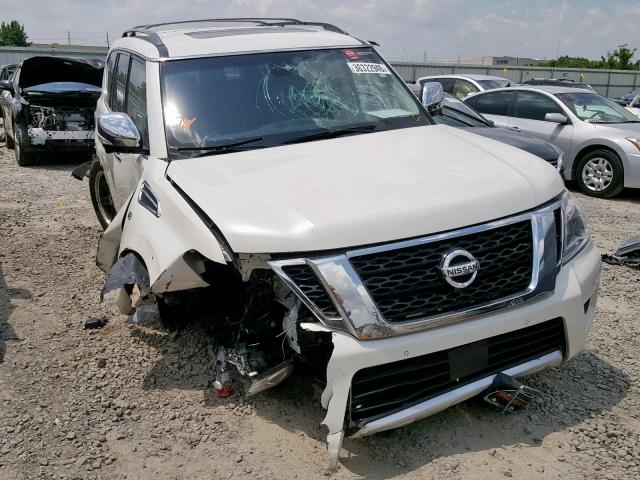 JN8AY2ND8H9010808 - 2017 NISSAN ARMADA SV WHITE photo 1