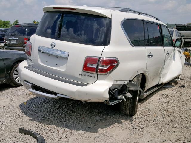 JN8AY2ND8H9010808 - 2017 NISSAN ARMADA SV WHITE photo 4