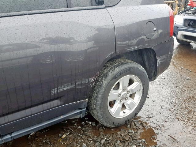 1C4NJCBA1FD250374 - 2015 JEEP COMPASS SP Сұр фото 9