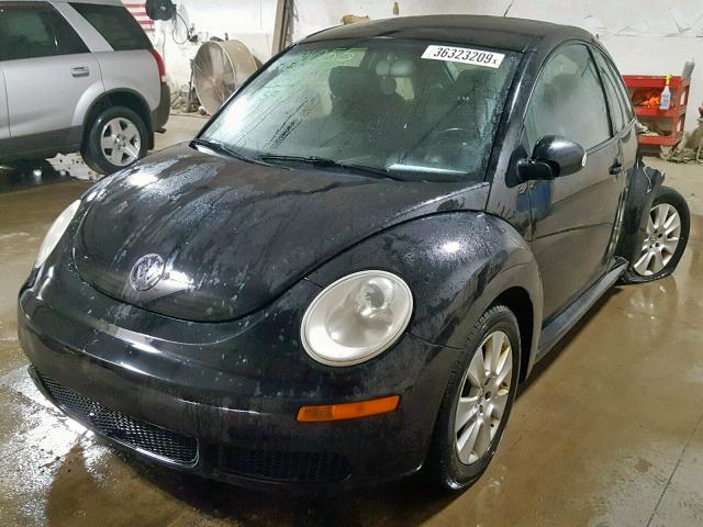 3VWPW31C29M506461 - 2009 VOLKSWAGEN NEW BEETLE შავი ფოტო 2