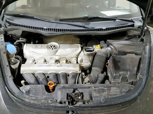 3VWPW31C29M506461 - 2009 VOLKSWAGEN NEW BEETLE შავი ფოტო 7