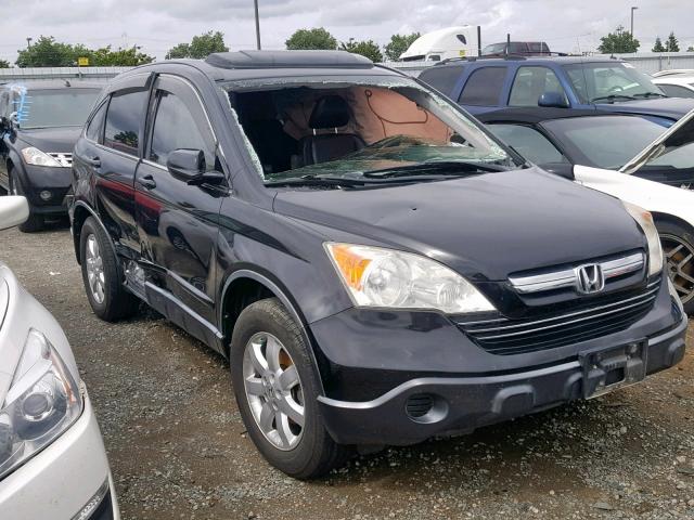 JHLRE48798C059398 - 2008 HONDA CR-V EXL BLACK photo 1