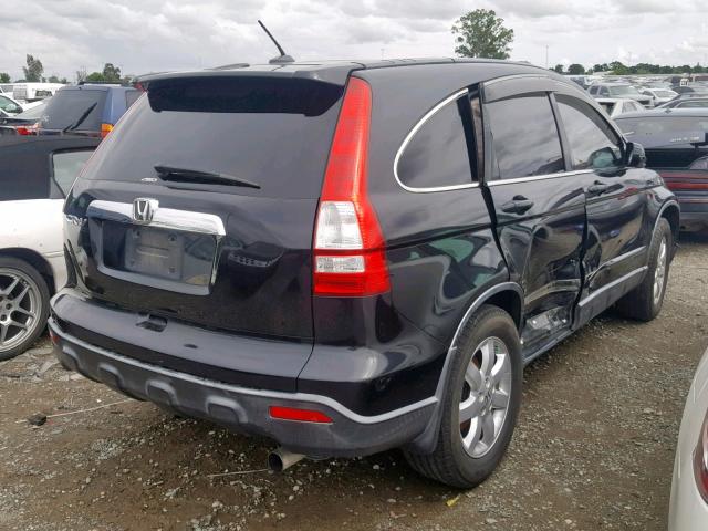 JHLRE48798C059398 - 2008 HONDA CR-V EXL BLACK photo 4