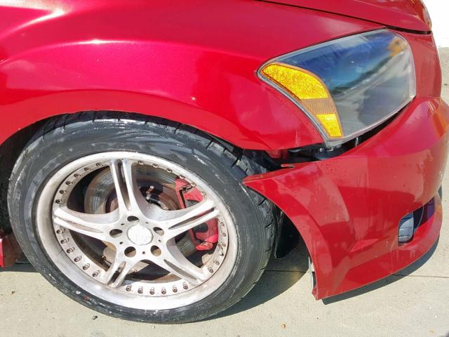 1B3HB68F38D651640 - 2008 DODGE CALIBER SR RED photo 9