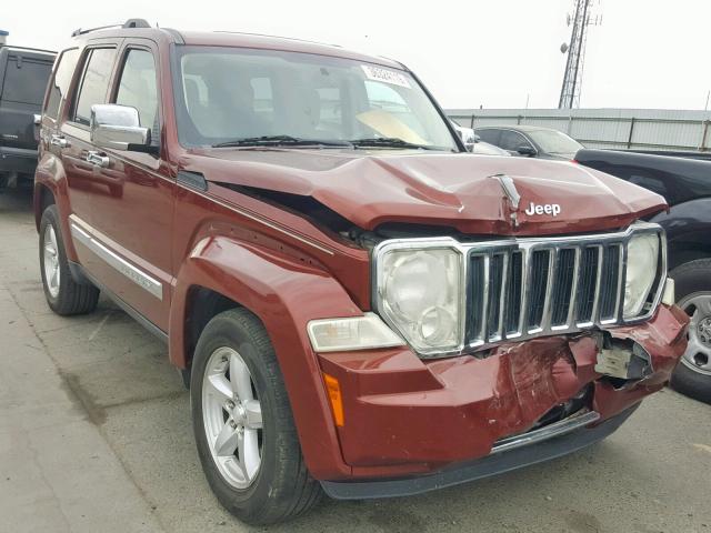 1J8GP58K38W141868 - 2008 JEEP LIBERTY LI RED photo 1