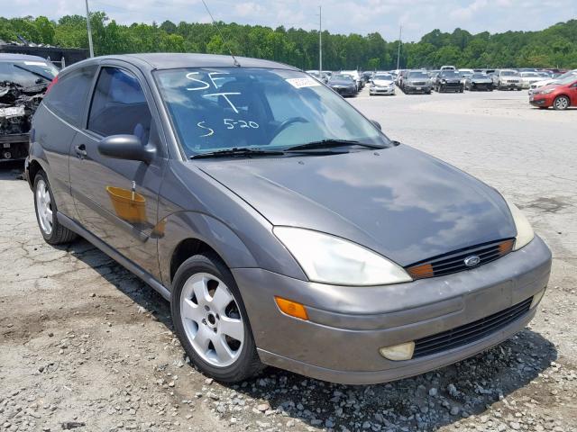 3FAFP31312R146089 - 2002 FORD FOCUS ZX3 GRAY photo 1