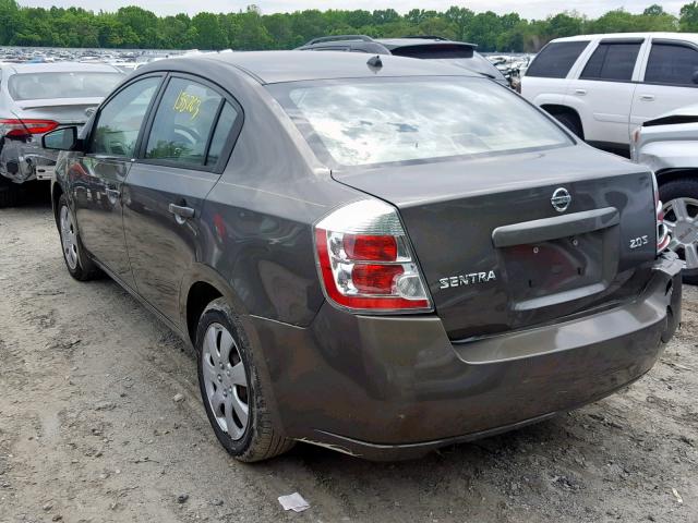 3N1AB61EX7L703052 - 2007 NISSAN SENTRA 2.0 GRAY photo 3