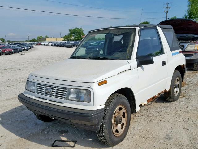 2CNBJ1867S6912909 - 1995 GEO TRACKER WHITE photo 2