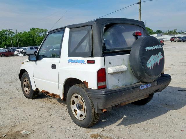 2CNBJ1867S6912909 - 1995 GEO TRACKER WHITE photo 3