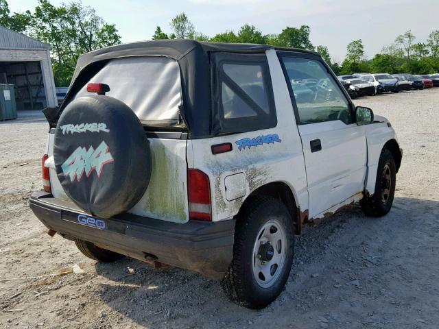 2CNBJ1867S6912909 - 1995 GEO TRACKER WHITE photo 4