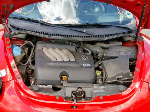 3VWCM31Y55M366142 - 2005 VOLKSWAGEN NEW BEETLE Rot Foto 7