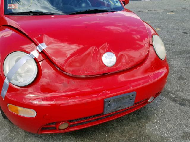 3VWCM31Y55M366142 - 2005 VOLKSWAGEN NEW BEETLE Rot Foto 9