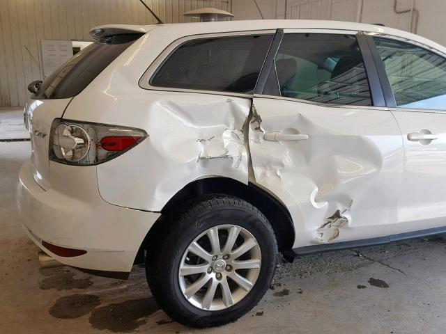 JM3ER2W5XA0344342 - 2010 MAZDA CX-7 WHITE photo 9