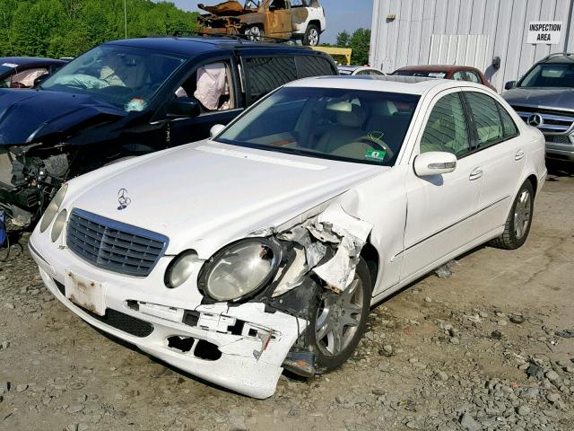 WDBUF65J24A395091 - 2004 MERCEDES-BENZ E 320 WHITE photo 2