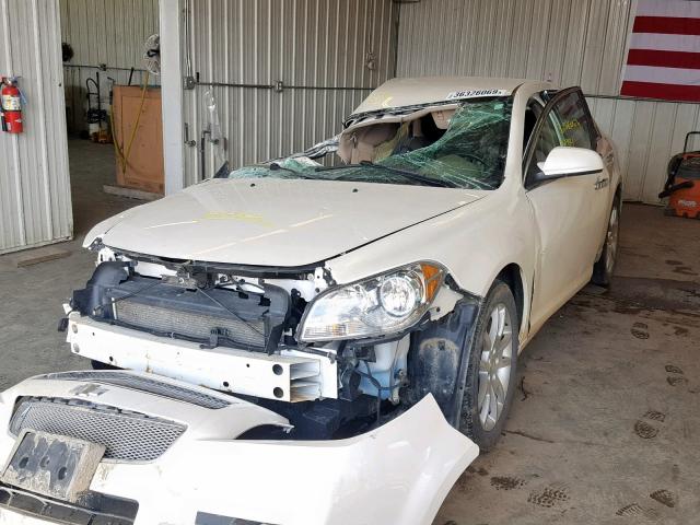 1G1ZE5EU7BF359369 - 2011 CHEVROLET MALIBU LTZ 白色 照片 2