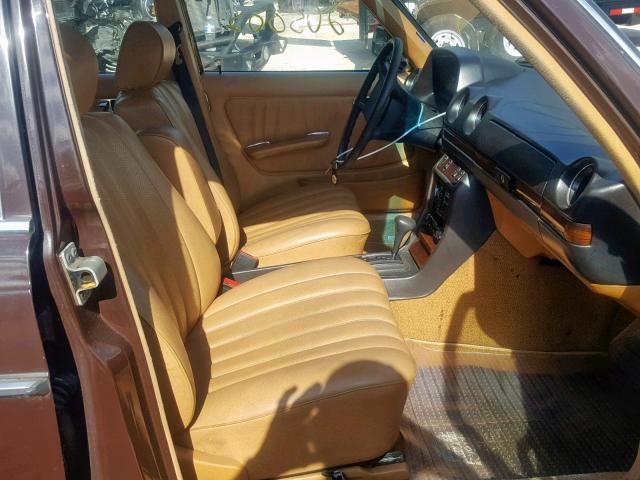 12313012179055 - 1980 MERCEDES-BENZ 300 D BROWN photo 5